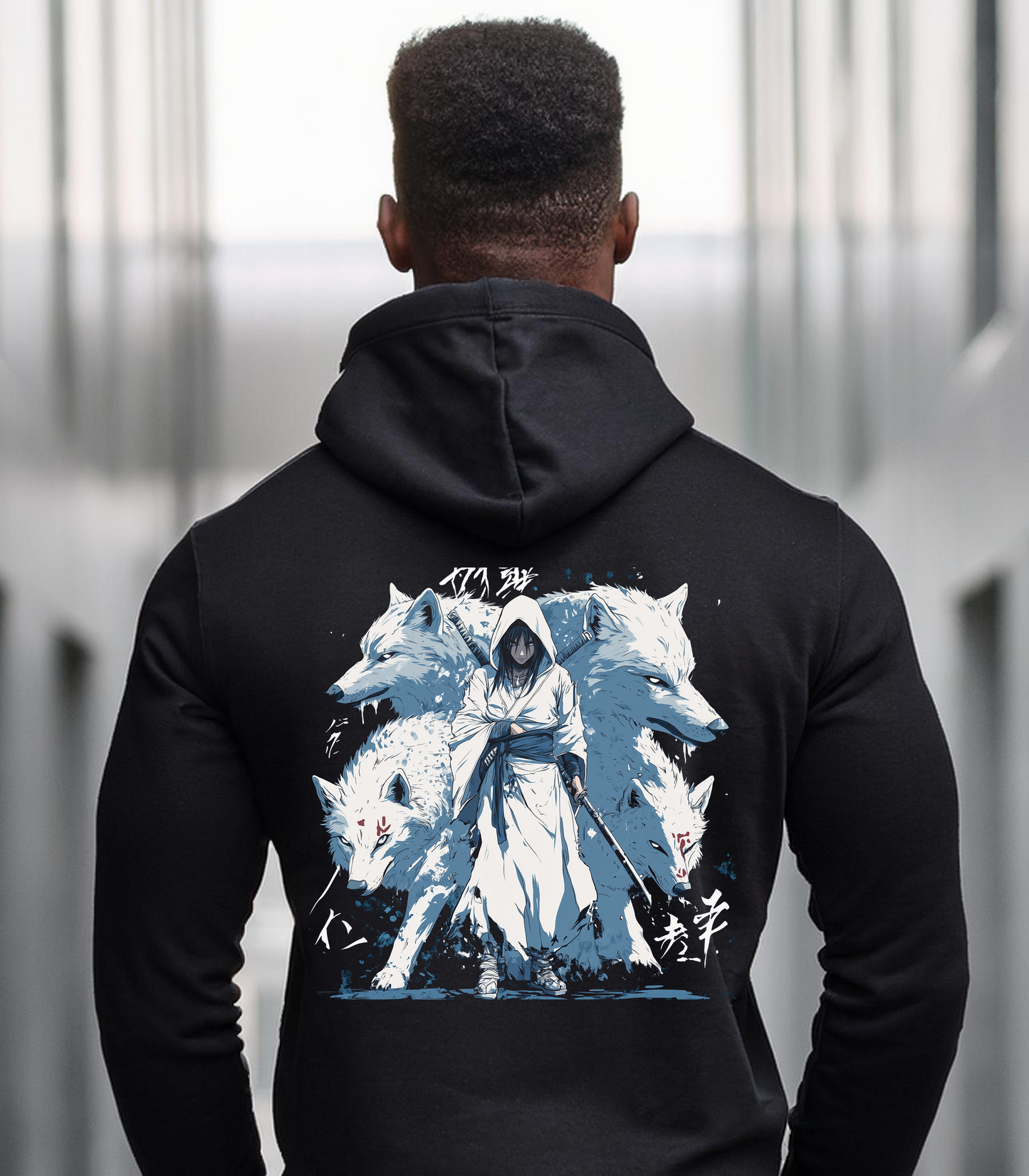 Sudadera con capucha de anime Prey