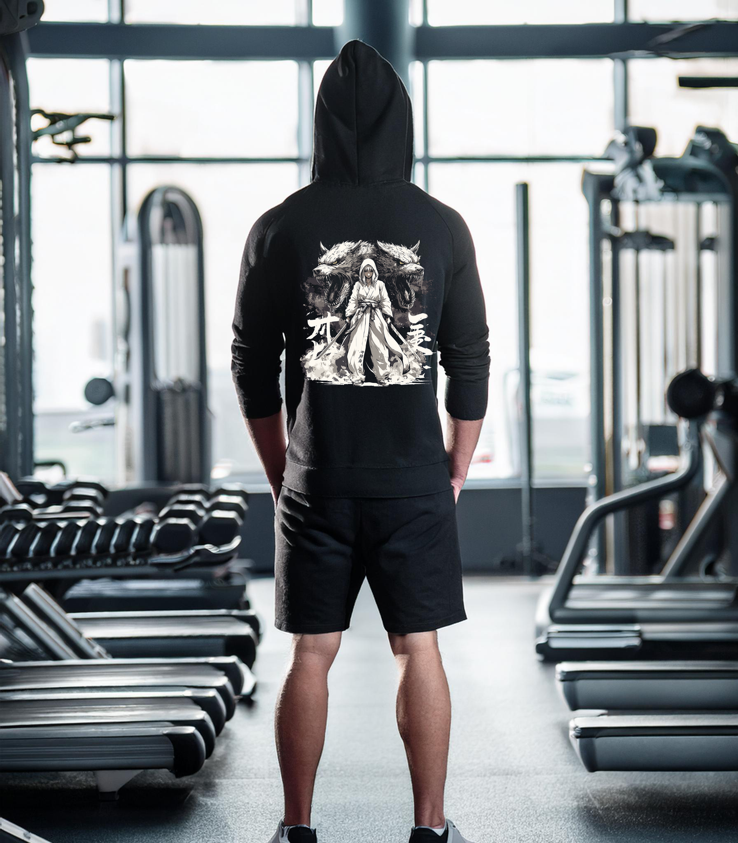 Sudadera con capucha de anime Madre de los Lobos