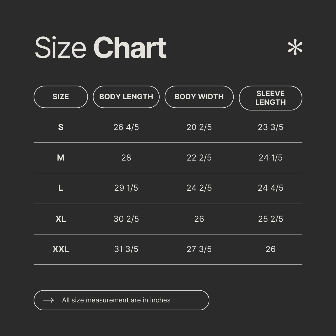Kobe Bryant Black Mamba hoodie - size chart