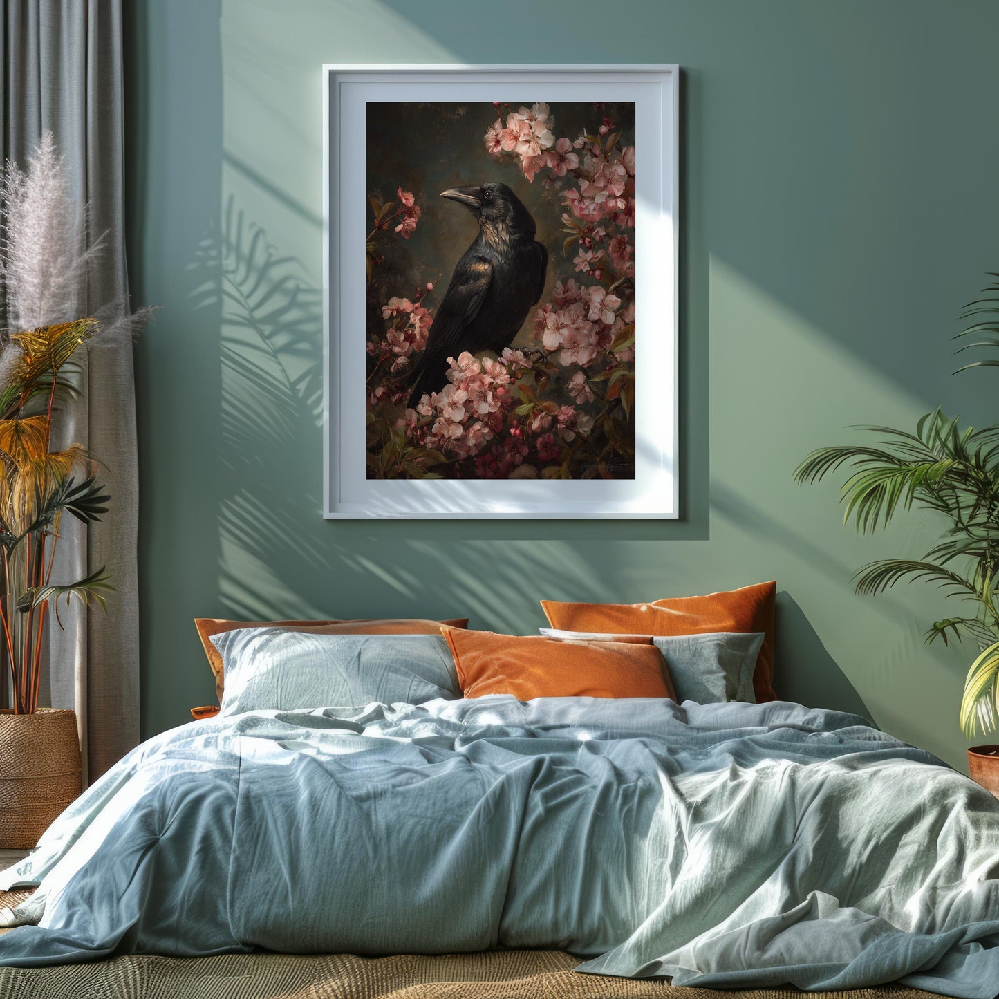 Raven Among Cherry Blossoms