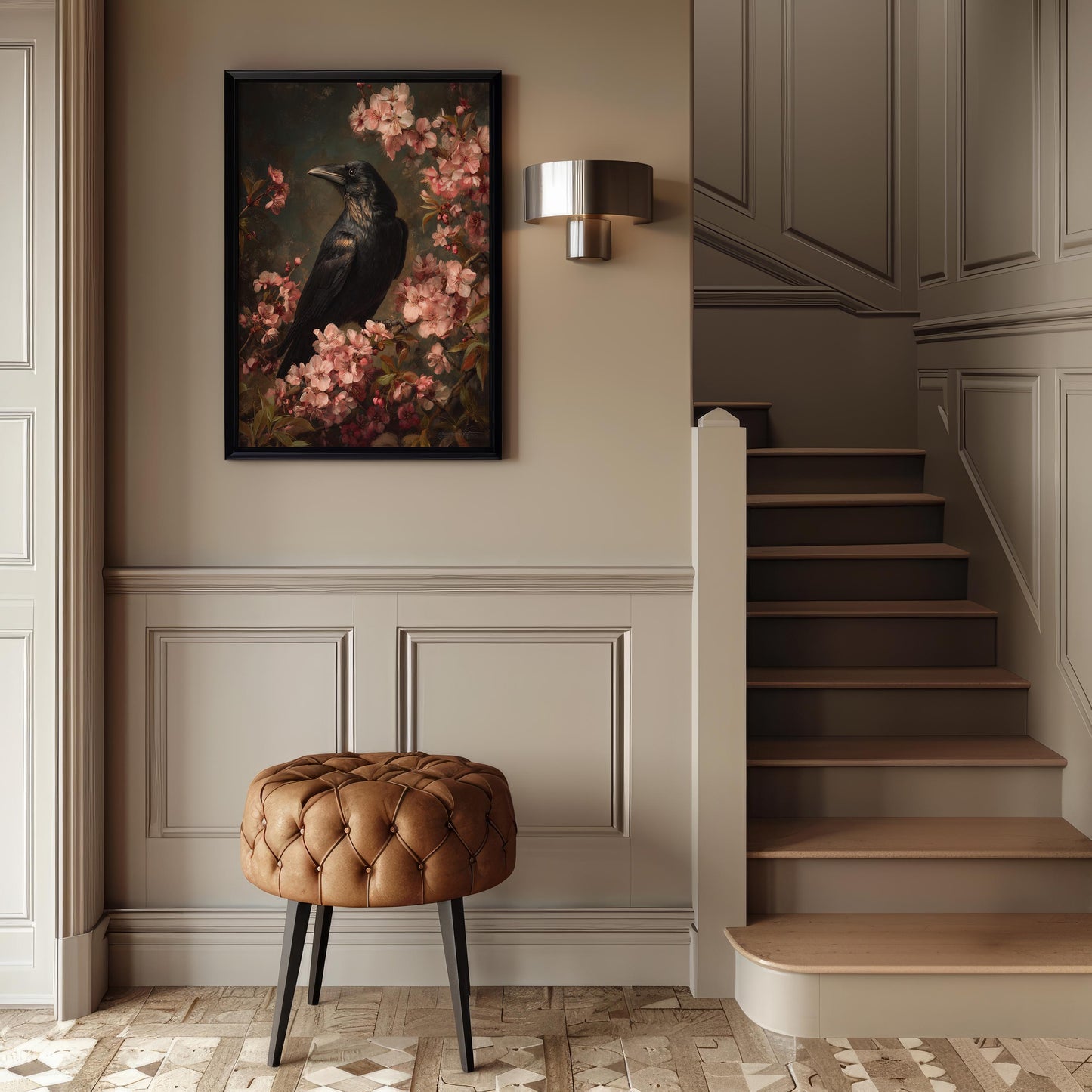 Raven Among Cherry Blossoms